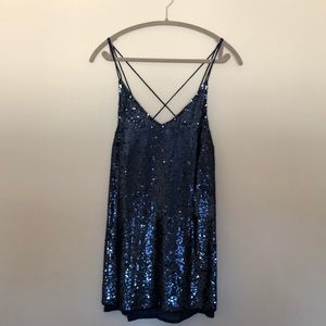 Free people sparkle slip dress